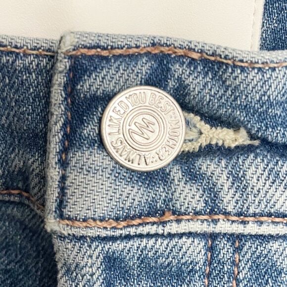NWT MOTHER SUPERIOR The Tomcat Crop Straight Leg Jeans Kneeling on Stones Sz 25 - Picture 10 of 16